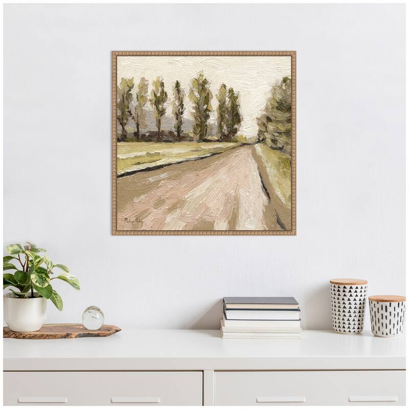 Kate and Laurel Petit View No 9 by Mackenzie Nelson Framed Canvas Wall Art Print