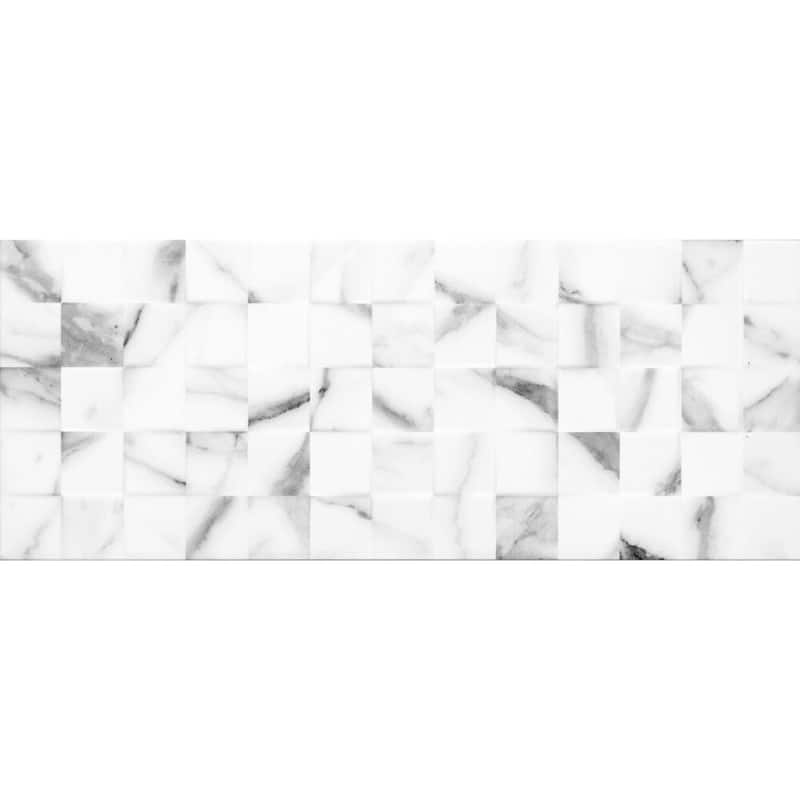 The Tile Life Carmine 8x20 Cubik Ceramic Wall Tile
