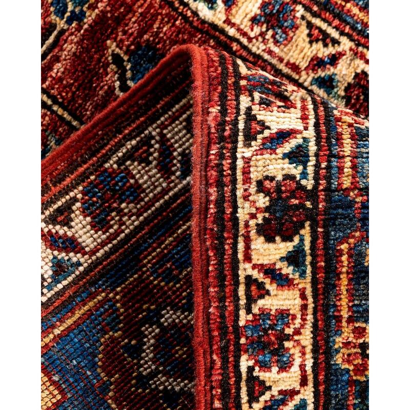Serapi One-of-a-Kind Hand-Knotted Runner Rug - Red, 2' 9" x 9' 10" - 2' 9" x 9' 10"