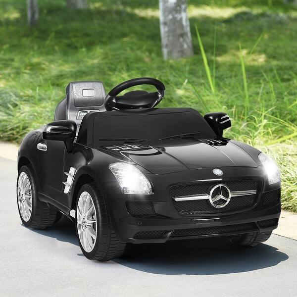 New Red Mercedes Benz Sls R C Mp3 Kids Ride On Car Electric Battery Toy Black Black Overstock 31825881