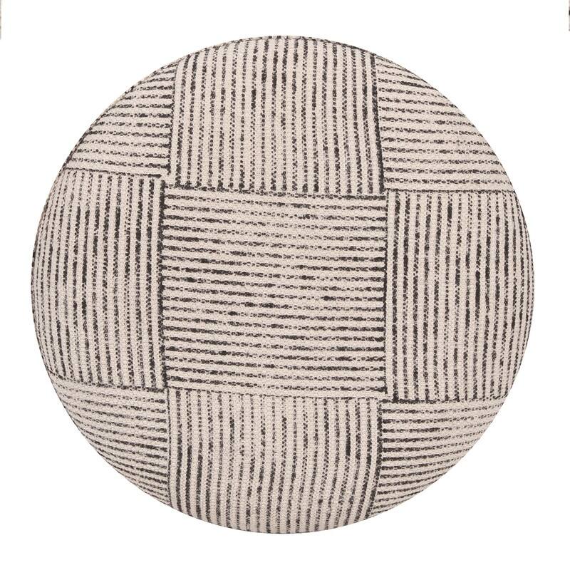 HERAT ORIENTAL Handmade Kilim Upholstered Round Stool