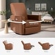 preview thumbnail 18 of 23, Evolur Harlow Deluxe Upholstered Plush Seating Glide Rocker