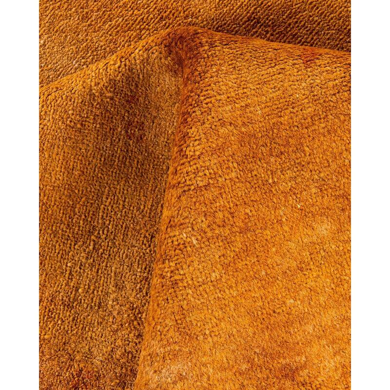 Vibrance, One-of-a-Kind Hand-Knotted Area Rug - Gold, 4' 2" x 6' 3" - 4' 2" x 6' 3"