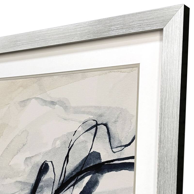 Paragon Indigo Markings II Framed Art