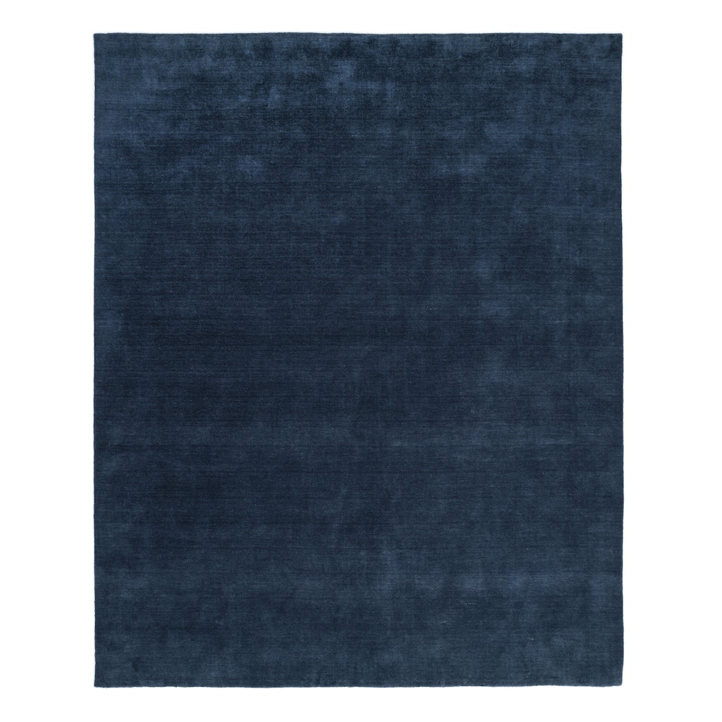 Overton Handmade Modern Contemporary Solid Area Rug