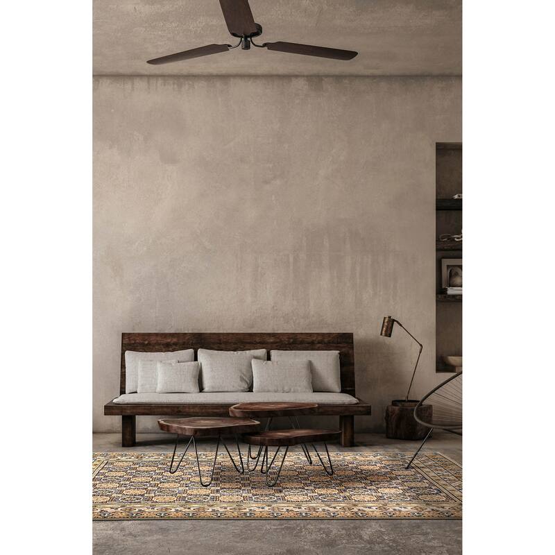 ECARPETGALLERY Hand-knotted 18 Of 20 Pak Finest Mamluk Cream Wool Rug - 8'10 x 11'7