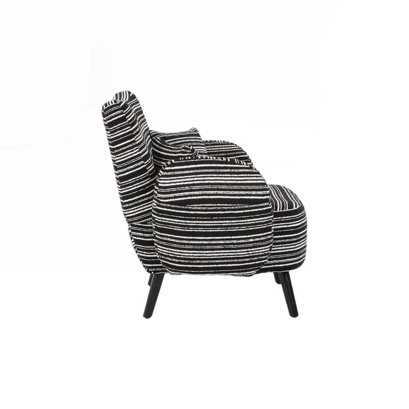 Modern style two-seater sofa with ultra-comfortable armrests, armrest pillows