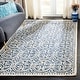 preview thumbnail 8 of 153, SAFAVIEH Handmade Cambridge Myrtis Moroccan Wool Rug 3' x 5' - Navy Blue/Ivory - Rectangle