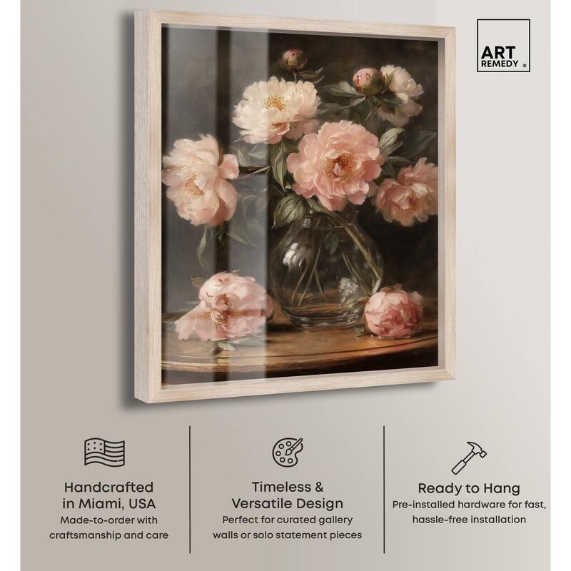 Vintage Velvet Vase Shadowbox by Art Remedy