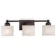 preview thumbnail 2 of 0, 173 Series Lathan Bronze 3 Light Bath By Minka Lavery