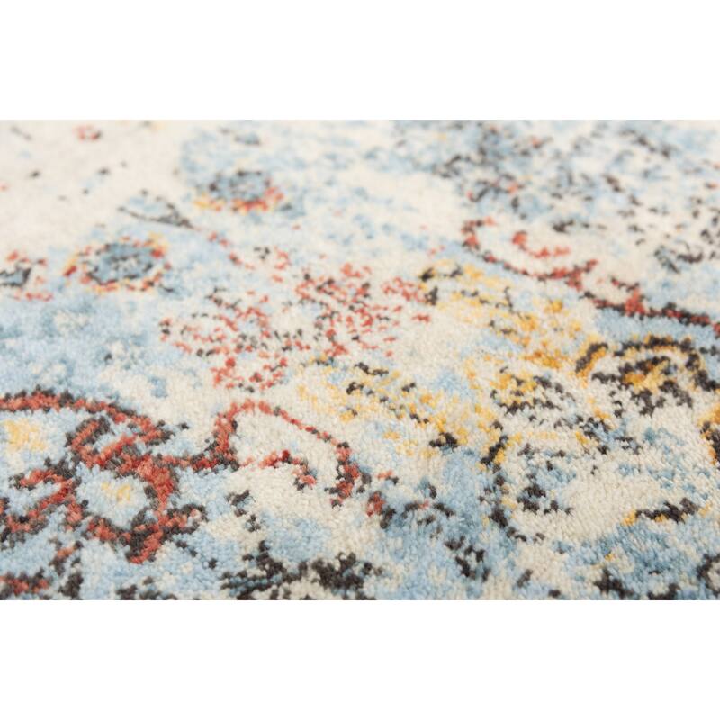 Alora Decor Infinity Floral Scroll Wool Rug