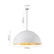 preview thumbnail 113 of 200, Industrial Oversized Metal Dome Pendant Light - Modern Farmhouse