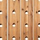 preview thumbnail 4 of 32, Brown Wood Rustic Farmhouse Wall Peg Wine Rack