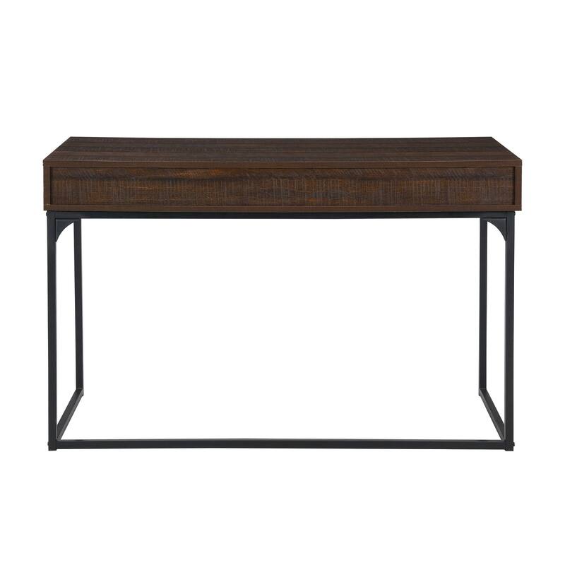 2-Drawer Computer Desk - 47.25" - Brown and Black