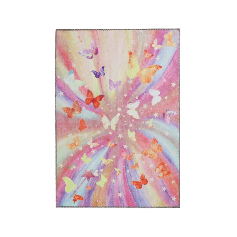 Superior Butterfly Kids Indoor Area Rug