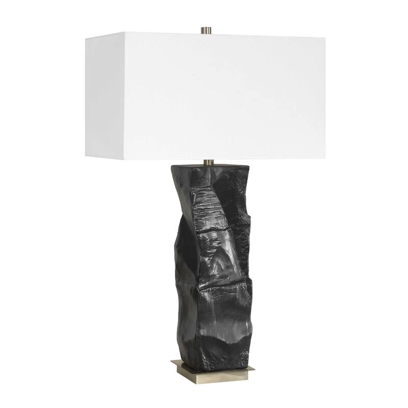 Uttermost Altaria Black Table Lamp - 20.00" W x 33.00" H x 11.00" D