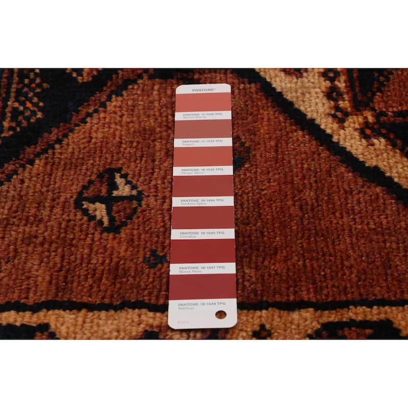 ECARPETGALLERY Hand-knotted Melis Vintage Copper Wool Rug - 4'1 x 11'3
