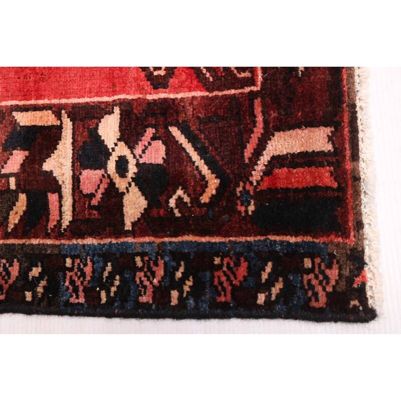 ECARPETGALLERY Hand-knotted Melis Vintage Red Wool Rug - 5'0 x 9'7