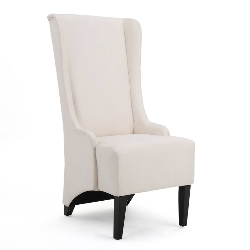 Dining Chair, Upholstered Back Rest Seat Accent Chair With Birch Wood Legs, Leisure Chair For Restaurants Living Rooms