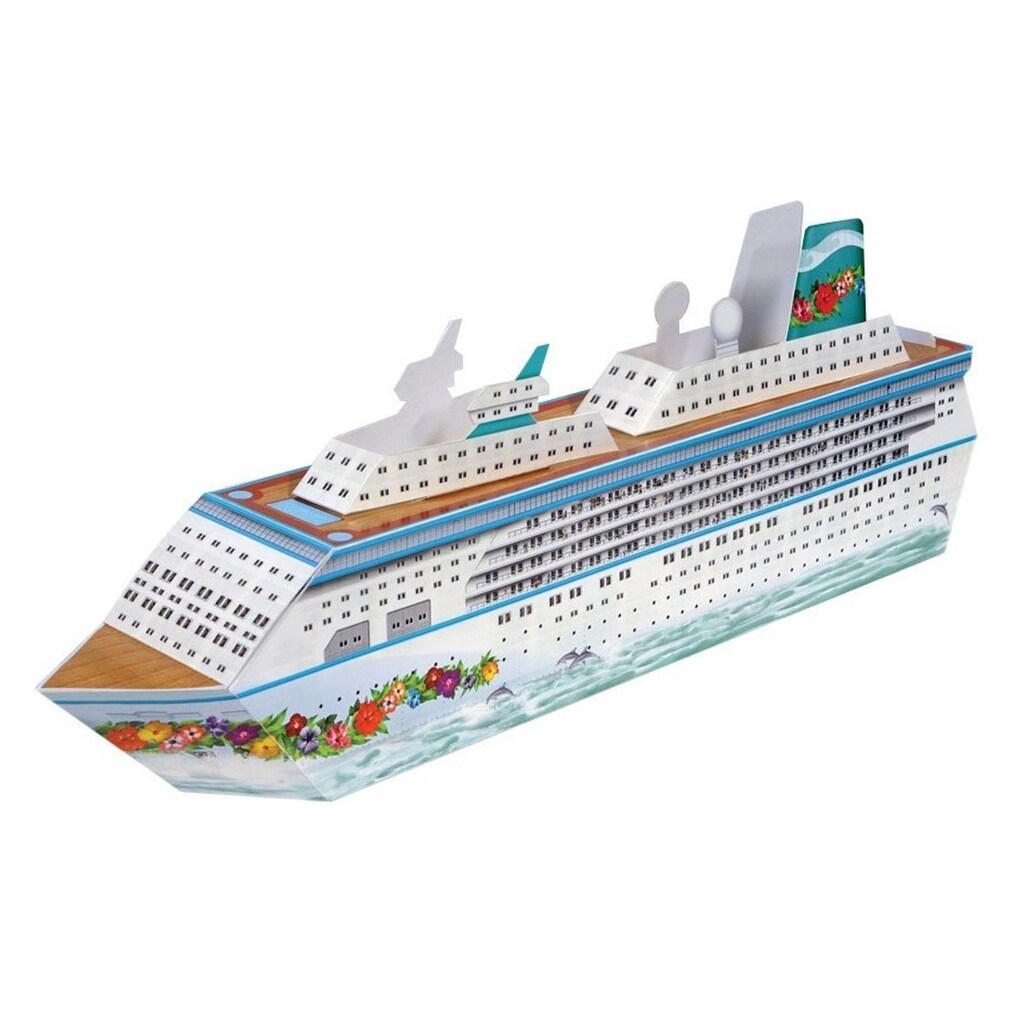 Shop Club Pack Of 12 Nautical White 3 Dimensional Cruise Ship