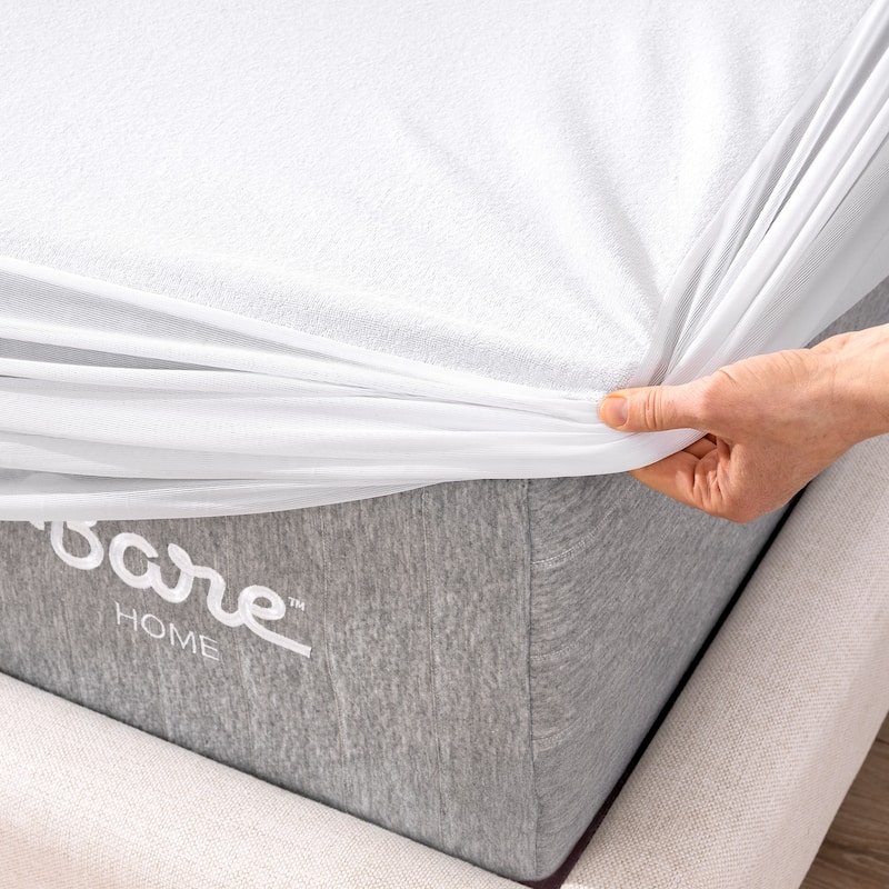 Bare Home Waterproof Breathable Cotton Mattress Protector