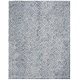 preview thumbnail 48 of 120, SAFAVIEH Handmade Abstract Birdie Modern Wool Rug 10' x 14' - Blue/Ivory - Rectangle