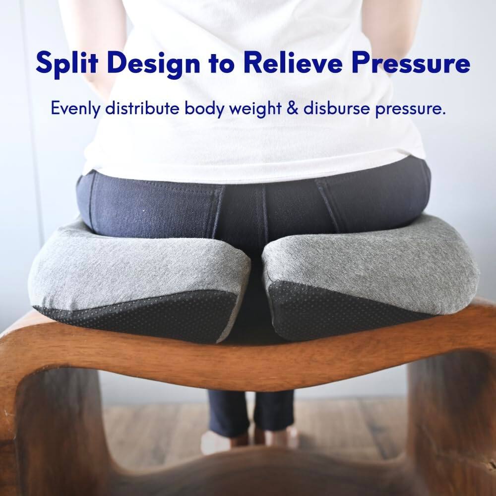 Cushion Lab Patented Pressure Relief Seat Cushion for Long Sitting
