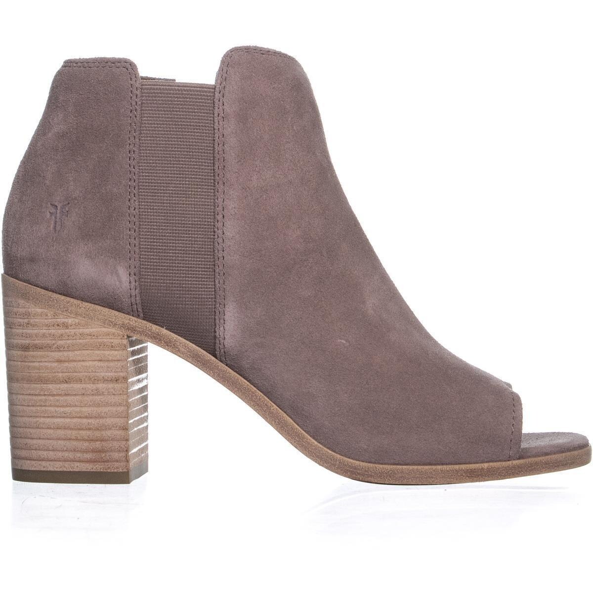dusty rose ankle boots