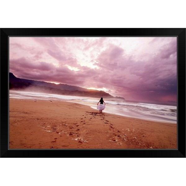"Kauai, Hawaii Islands" Black Framed Print