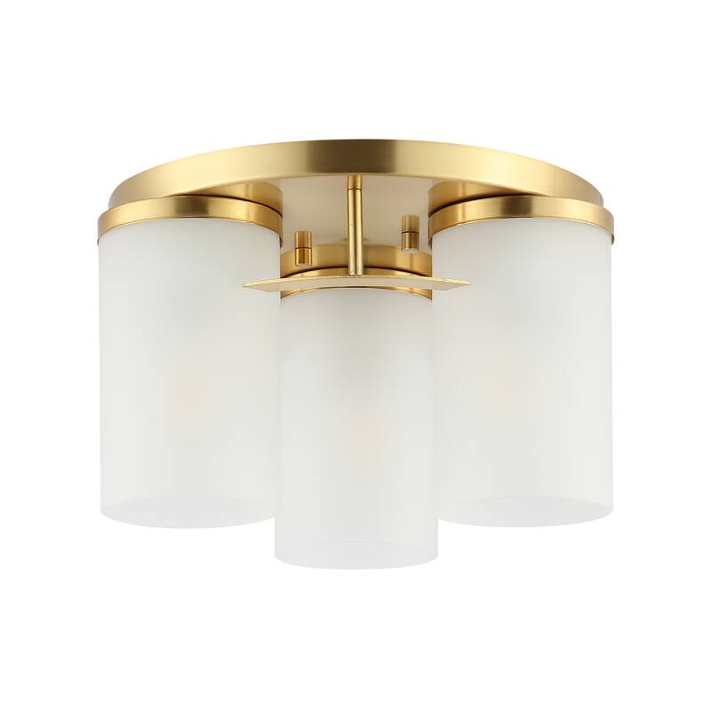 SAFAVIEH Lighting Inha Flush Mount - 12" W x 12" D x 7" H - 12Wx12Dx7H