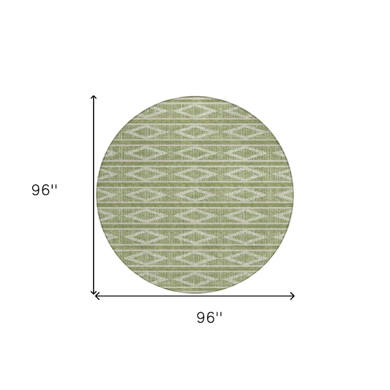 HomeRoots Geometric Transitional Rectangle Outdoor Rug