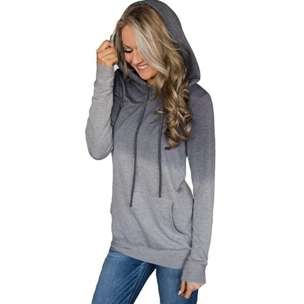 Gradient Hoodies Casual Sweatshirt Tops. Opens flyout.