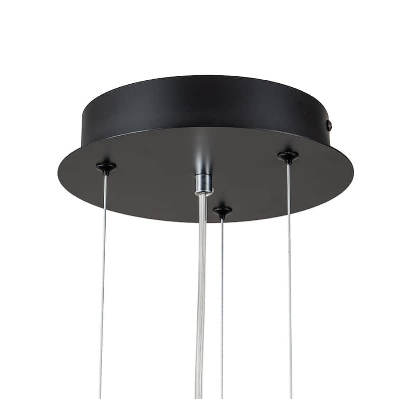 Modern Dimmable LED Flat Grand Dome Pendant