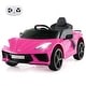 preview thumbnail 9 of 7, 12V Kids Ride On Car Chevrolet Corvette C8 Toy Car w/ Remote Control Pink