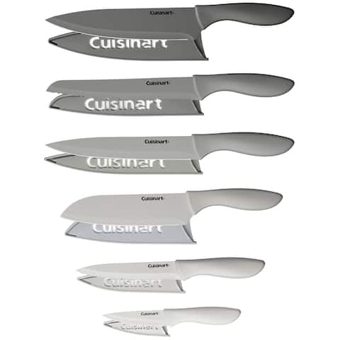 Cuisinart Advantage 12-Piece Gray Knife Set and Blade Guards C55-12PCG