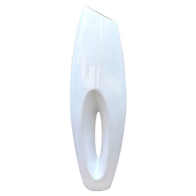 Tall Floor Vase, Modern White Large Floor Vase, Decorative Lightweight Vase, Home Decor, Large Vase