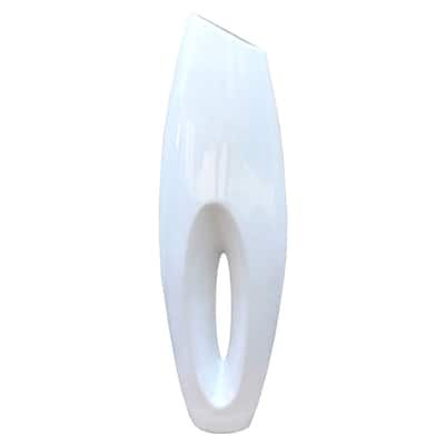 Modern White Large Floor Vase