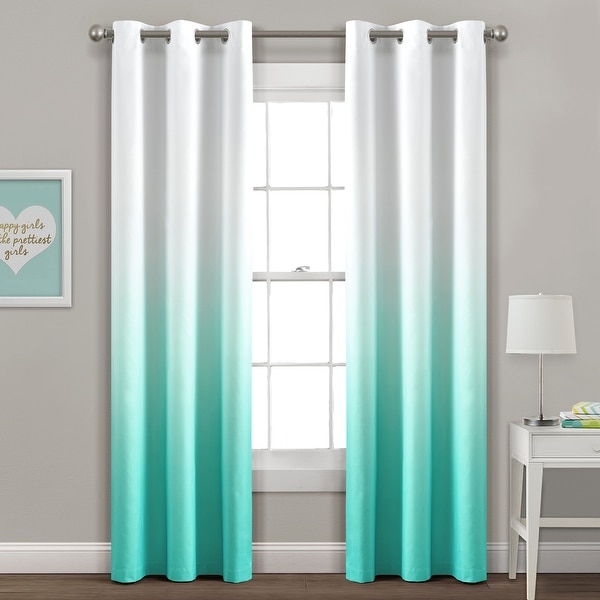 Ombre blackout store curtains