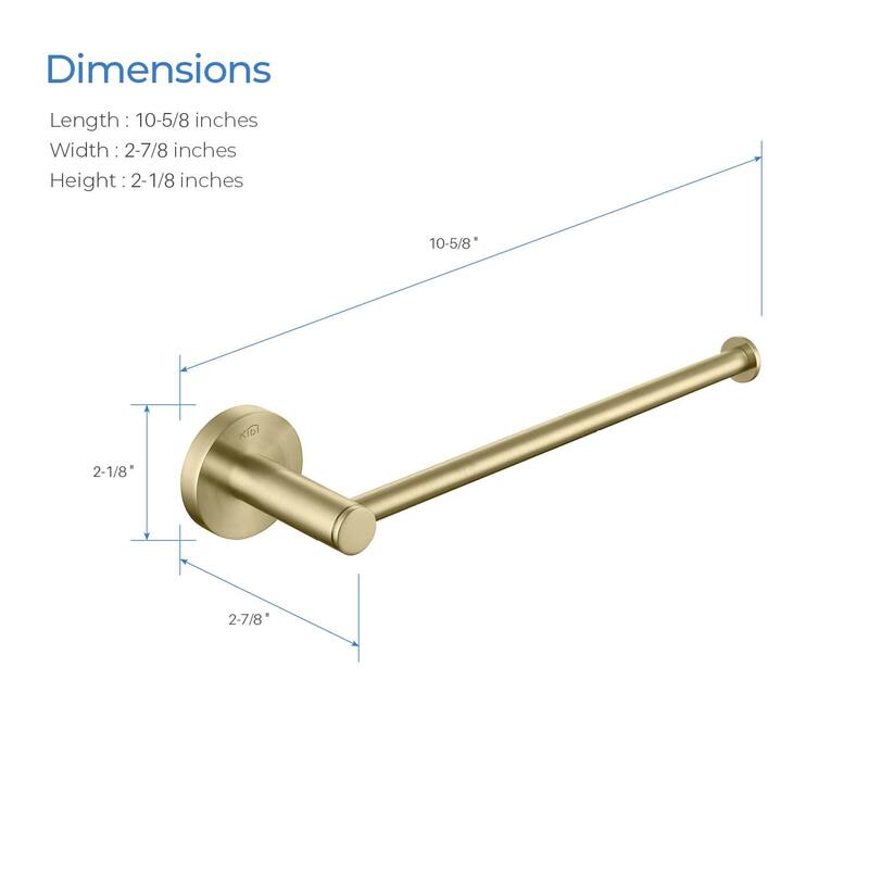 Circular 10 inch Bathroom Towel Bar