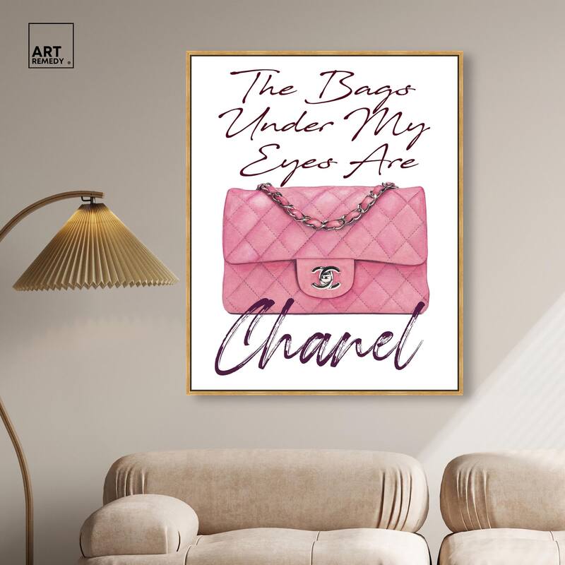 The Bag Under my Eyes Canvas by Art Remedy