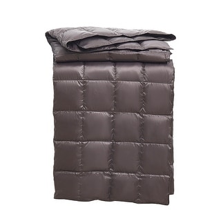 Serta Packable Oversized Down Fiber Throw