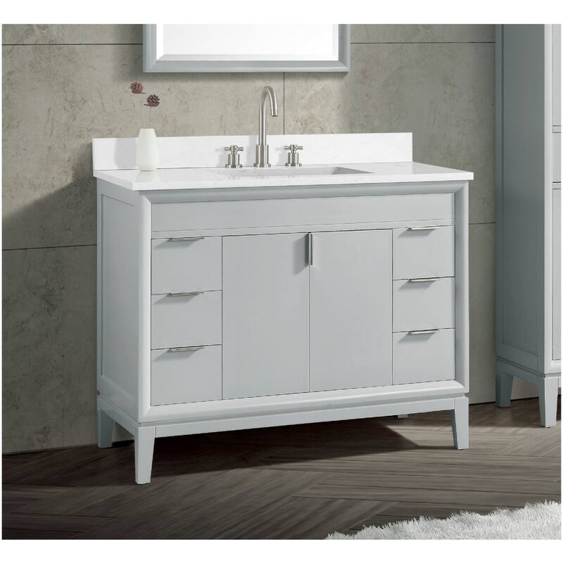 Avanity EUT43-RS 43" Engineered Stone Vanity Top with Undermount