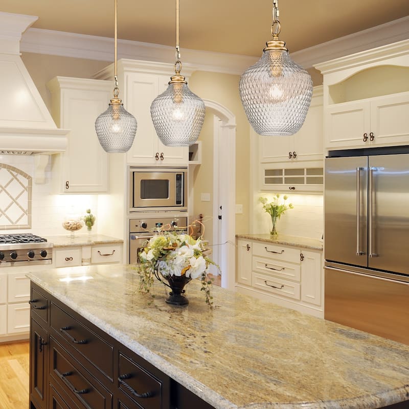 Golden Lighting Adeline 1-light Pendant in Matte Black