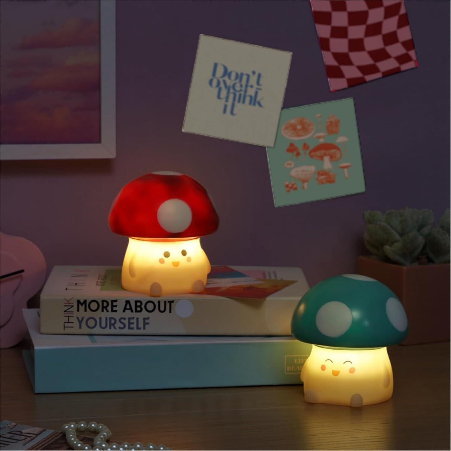 Urban Lifestyle Figural Squish LED Mood Lamp, 2 Pack - Overstock
