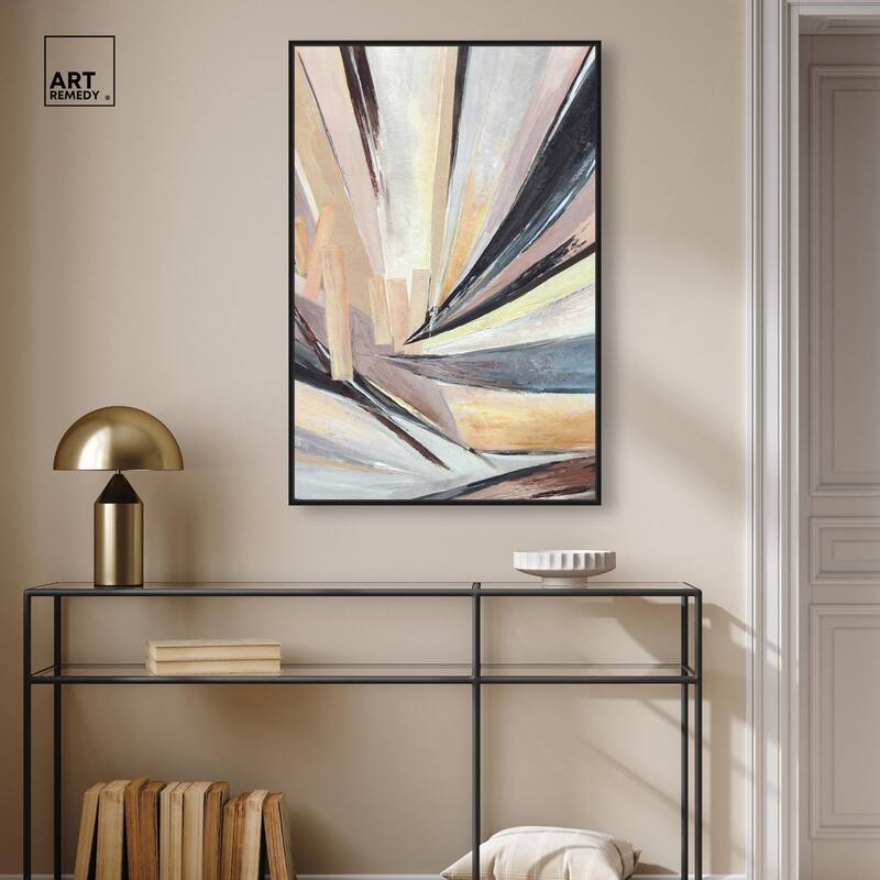 Balancing Lines I Canvas by Art Remedy