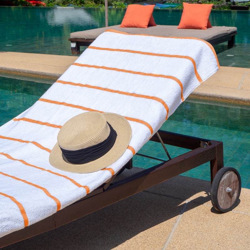 Arkwright Las Rayas 4-Piece Striped Beach Towel Set - 30x60