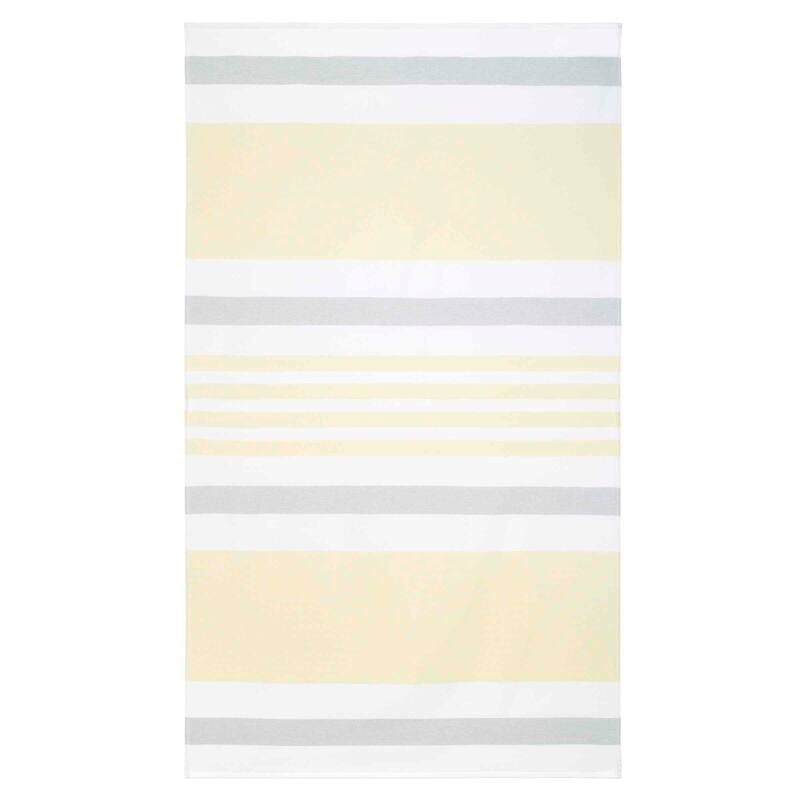 Izod Stripe Yellow/Green Beach Towel - Beach Towel