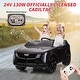 preview thumbnail 13 of 26, 24V Kids Ride on Car Licensed Cadillac 2 Seater Ride on Truck Toy Battery Powered Electric Car for Toddlers for Kids Ages 3-5