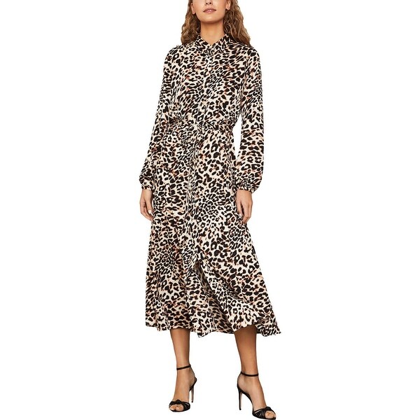 Bcbg leopard dress clearance