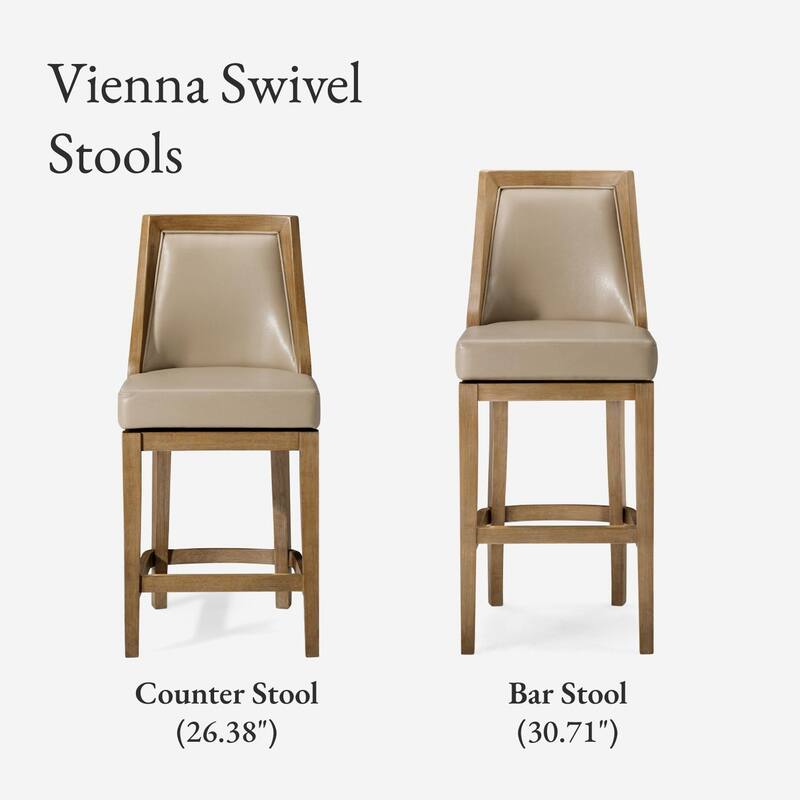 Maven Lane Vienna Swivel Kitchen Stool